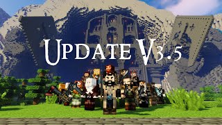 World Update 35  Part 2 Rings of Power Quests Structures and more  Minecraft LOTR [upl. by Nnylannej434]