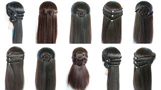 easy and beautiful hairstyles for girls  hair style girl  hairstyles for girls  hairstyle [upl. by Eiramanit]