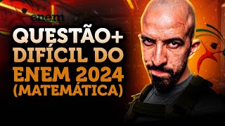 Questão MAIS DIFÍCIL do ENEM 2024 MATEMÁTICA [upl. by Three]