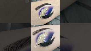 New Eyeshadow Design  Unique eyeshadow look 💜✨ [upl. by Emirej]