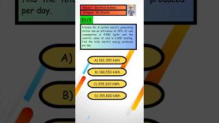 Problem 56 Find the total electric energy produced per day [upl. by Ebberta]