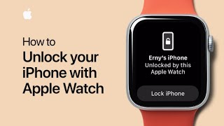 How to unlock your iPhone with your Apple Watch — Apple Support [upl. by Debbee]