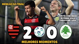 Flamengo 2 x 0 Boa Vista  Melhores Momentos  Semifinal Cariocão Sub20 2024 VOLTA [upl. by Tloh]