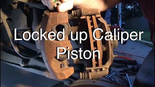 How I Diagnosed a Seized Caliper Piston [upl. by Durrell803]