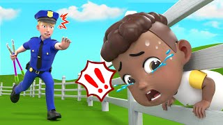 Help Im Stuck  Play Safe Song  Playground Song  Safety Tips for Kids  Rosoo Nursery Rhymes [upl. by Inobe936]