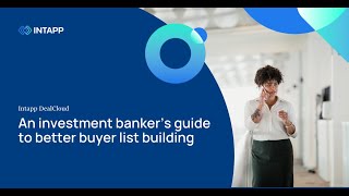 An investment bankers guide to better buyer list building [upl. by Hedberg]