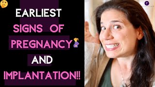 9 Implantation Signs and Symptoms  Pregnancy Signs in Two Week Wait  Implantation Symptoms [upl. by Sahcnip]