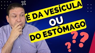 DOR DE PEDRA NA VESÍCULA OU DOR NO ESTÔMAGO Afinal de onde é a dor na barriga [upl. by Pardo30]