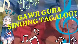 GAWR GURA sings UHAW AI Cover [upl. by Cyb802]