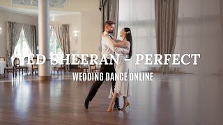 Ed Sheeran  Perfect  Wedding Dance Choreography I English Waltz Tutorial Online  Dance Lesson [upl. by Ettenyl]