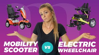 Mobility Scooter vs Electric Wheelchair [upl. by Aehtla]