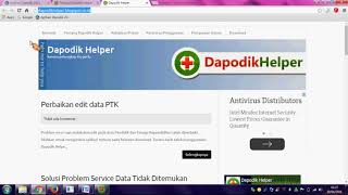 CARA MENGGUNAKAN DAPODIK HELPER 2016 [upl. by Tnilk19]