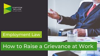 How to Raise a Grievance at Work  UK Employment Lawyer Explains [upl. by Gonsalve331]