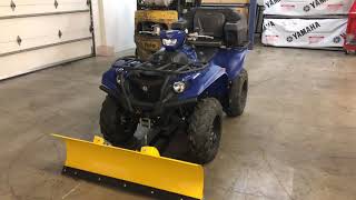 MOOSE PLOW 2500LB WARN WINCH AND KOPLIN BOX ON A USED 2016 YAMAHA KODIAK 700 ALL FOR JUST 599500 [upl. by Aitat]