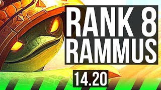 RAMMUS vs VIEGO JGL  5017 Rank 8 Rammus  EUW Diamond  1420 [upl. by Aivad]