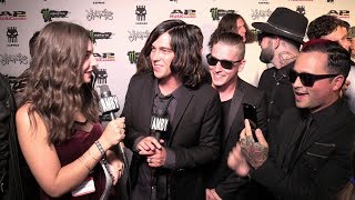 Interview with Sleeping with Sirens 2017 APMAs Red Carpet [upl. by Sara]