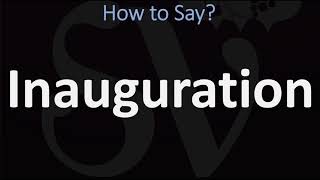 How to Pronounce Inauguration 2 WAYS British Vs USAmerican English Pronunciation [upl. by Bolten]