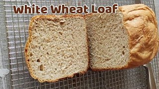 Easy Bread Maker Recipe White Wheat LoafPerfect for Sandwiches amp Toast Hamilton Beach Bread Maker [upl. by Chelsey]