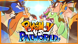 Pokemon VS Palworld ANIMATION [upl. by Lyrradal522]