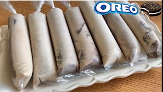 COMO HACER BOLIS DE GALLETAS OREO CREMOSITOS marcianos saborines pepitos helados congeladas [upl. by Nwadrebma]