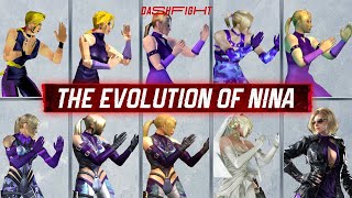 The Silent Assassin  Nina Williams Evolution Throughout the Years 1994  2023 [upl. by Aihsenal754]