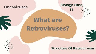 What are RetrovirusesStructure of retrovirusesRetrovirusesHIV virusOncoviruses [upl. by Hanahs38]