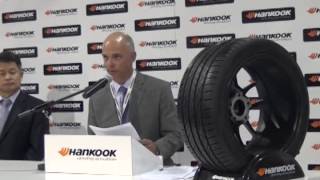 Hankook announces new product at SEMA [upl. by Dnaltiac]