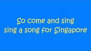 Corrinne May  Song for Singapore NDP 2010 Theme Song Karaoke [upl. by Kosak]