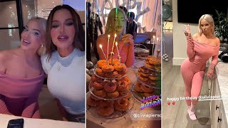 Khloe Kardashian Celebrates Her Bestie Olivia Piersons 35th Birthday With Friends [upl. by Birdella]