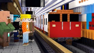 Minecraft London Underground Bakerloo Train Animation [upl. by Gareri821]