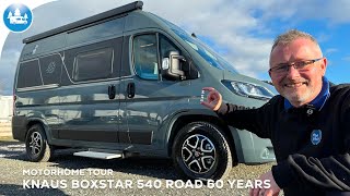 Motorhome Tour Knaus Boxstar 540 Road 60 Years  Luxury German Quality in a 541m Van Conversion [upl. by Cassey]