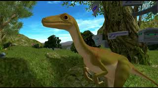 MMD TalonVelociraptor Drowns Troodon Dinosaur Version Read Description [upl. by Mcclish699]