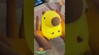 Rechargeable Silicone Capybara Night Light linkinbio capybara nightlight [upl. by Sanborn750]