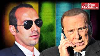 Caso escort Bari la prima telefonata fra Berlusconi e Tarantini [upl. by Yetnom220]