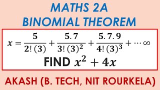 Binomial Theorem Important LAQ 12  Maths 2A maths2a inter2ndyearmaths [upl. by Magnusson]