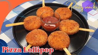 Pizza Lollipop  Kitty Party Starter Snacks  Cheesy and delicious Starters [upl. by Eigna]