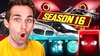 THE NEW ROCKET PASS FOR SEASON 16 IS INSANE Rocket League Season 16 Item Showcase [upl. by Valeta]