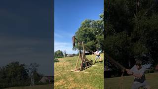 Homemade Trebuchet [upl. by Rimaj71]