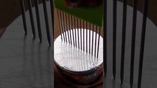 Piercing through Aluminum 😬 piercing satisfying oddlysatisfying asmrvideo [upl. by Papke]