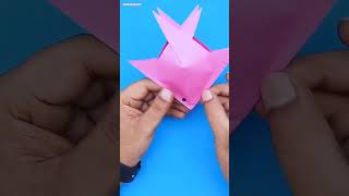 Membuat Ikan Origami Kertas Lucu [upl. by Inglebert386]