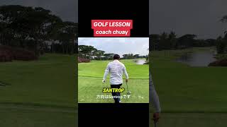 Golf Lesson by COACH CHUAY ENGJP SUB golf golfswing golfer comedy comedyshorts [upl. by Akined]