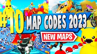 TOP 10 Best Fortnite Creative Maps 2023  Fortnite Map Codes 2023 [upl. by Charil]