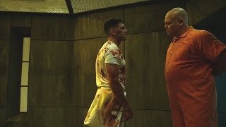 The Punisher amp Wilson Fisk  Fight Scene In the Prison  Daredevil 2x09  2016 HD [upl. by Lynch]