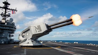 US Navy Tests Its Monstrously Powerful Gatling Gun To Beat Hypersonic Missiles [upl. by Yeclehc]