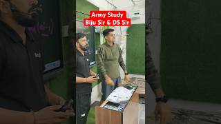 Army Study Biju Sir amp DS Dir armyexam indianarmy viralreels shortsvideo [upl. by Olympium]