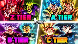 Using EVERY Tier of PvP Teams in Dragon Ball LEGENDS [upl. by Elliven229]