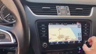 Skoda Octavia 3 Fin 2017 Inzegane Activation GPS MAROC Avec Dernier Mise à jour 2021Coding Offroad [upl. by Eugaet474]