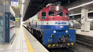 KORAIL ムグンファ号 1559 益山行 龍山駅 発車 무궁화호 1559 익산행 용산역 출발 [upl. by Peih122]