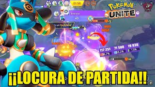 LUCARIO REVENTANDO EN RANKED CON ESTA BUILD🥵MEJORES OBJETOS Y MEDALLAS⭐BUILD LUCARIO POKEMON UNITE [upl. by Humberto]