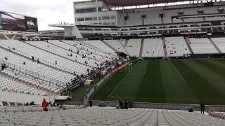 Arena Corinthians Setor leste inferior [upl. by Anilos]